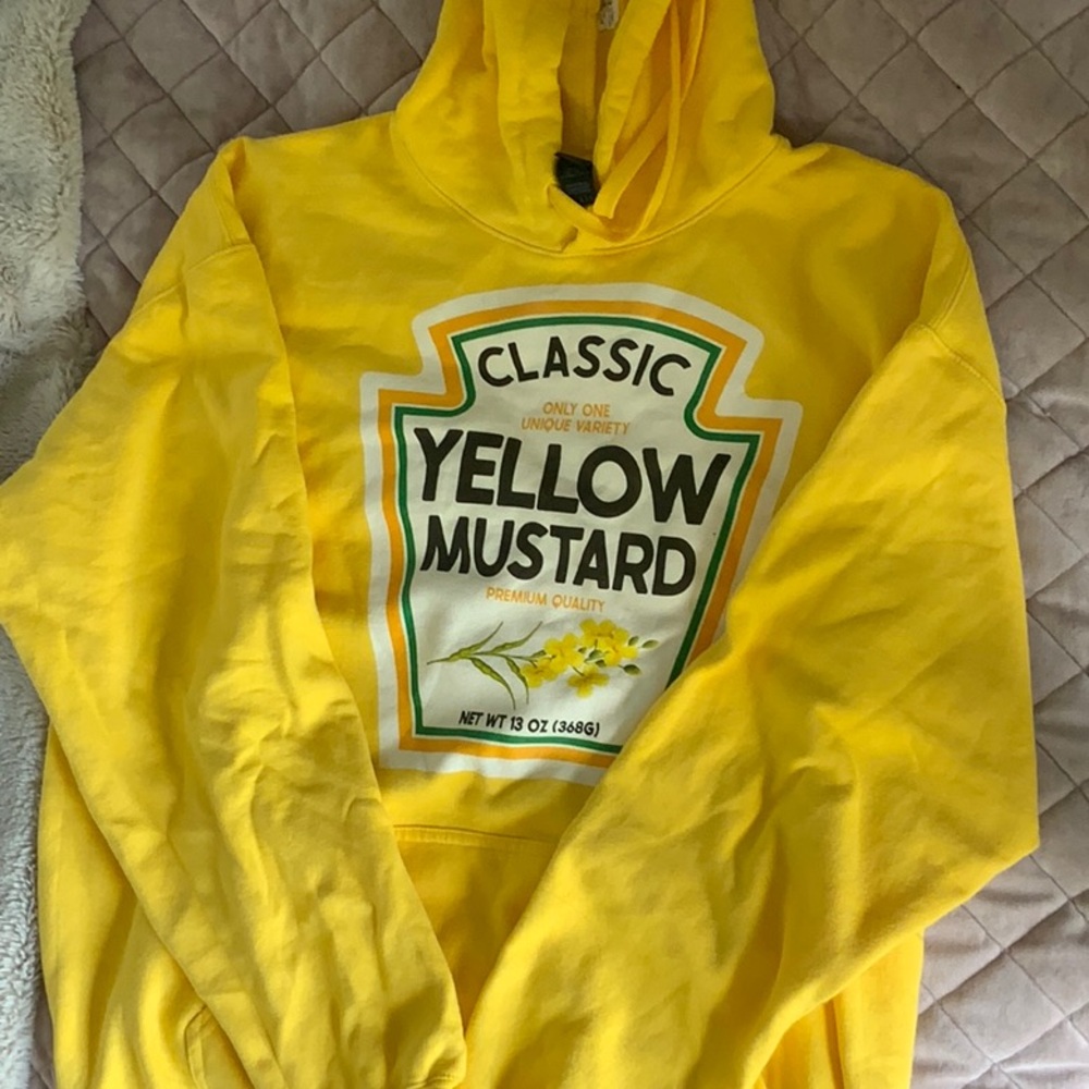 Gildan Yellow Mustard Hoodie